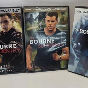 Jason Bourne Trilogy DVD's 3 Spy Thrillers
